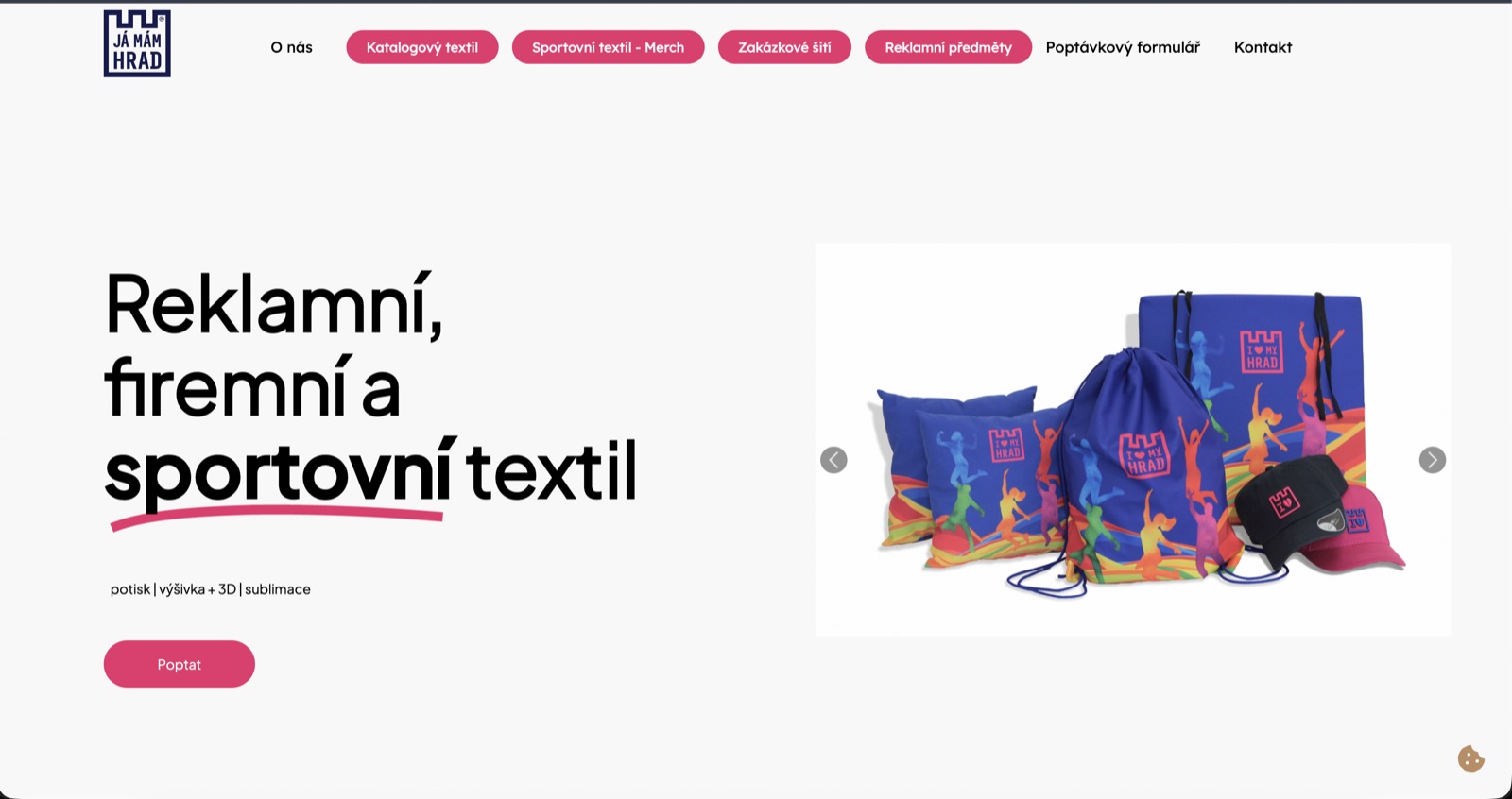 hrad.eu homepage